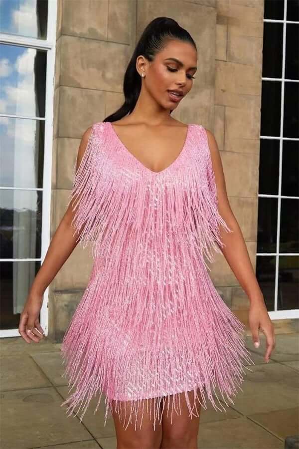 Monica™ Sexy Tassel Dress