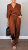 Sophia™ Casual Satin Jumpsuit