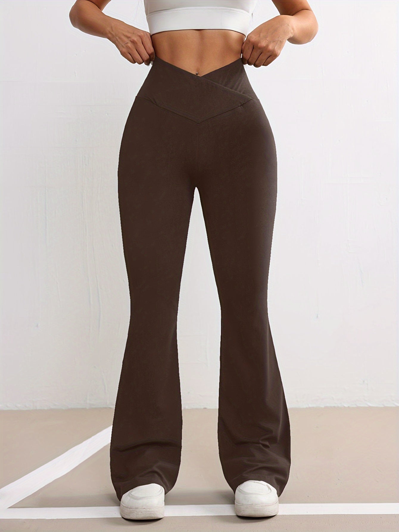 Beatrix – High-Waisted Tights with Crossed Legs for Women