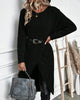 Emma™ Luxurious Knit Dress with Slit for Women