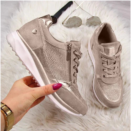 Yulia | Advanced Comfort & Support Zip-Up Sneakers for Women