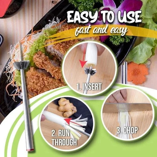 SwiftChop™ Mess-Free Cutting