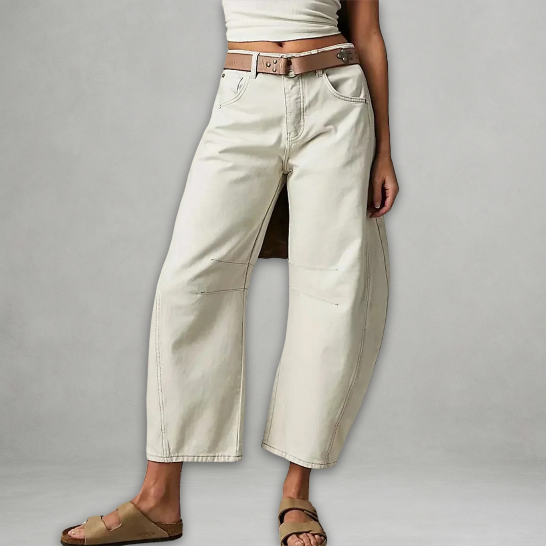Women's Baggy Jeans with Wide Leg – Casual Fit