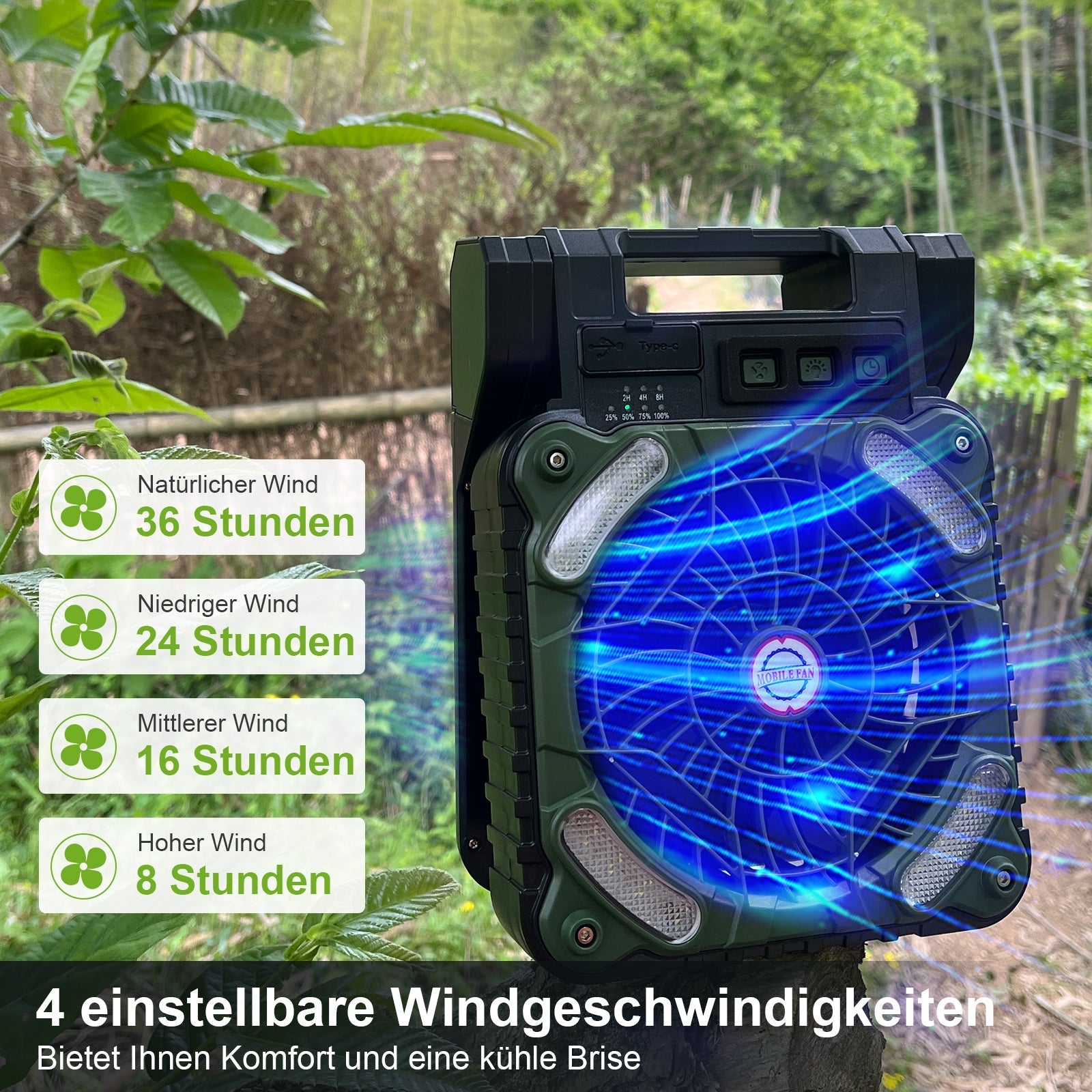 EcoBreeze™ Solar-Powered Cool Comfort