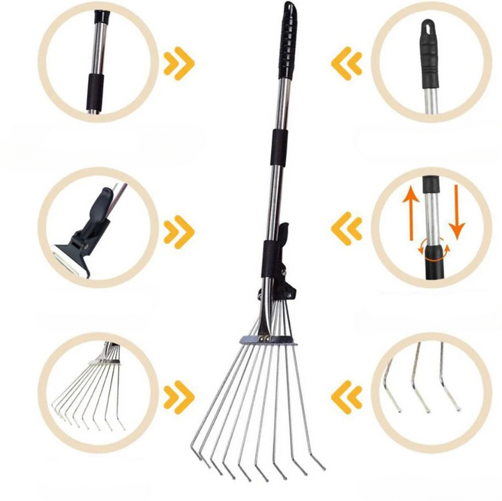 FlexRake™ Effortless Yard Cleanup