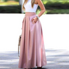 Women's Maxi Skirt with Pleats | Loose