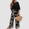 Claudia – Stylish Two-Piece Set with Asymmetric Top for Women