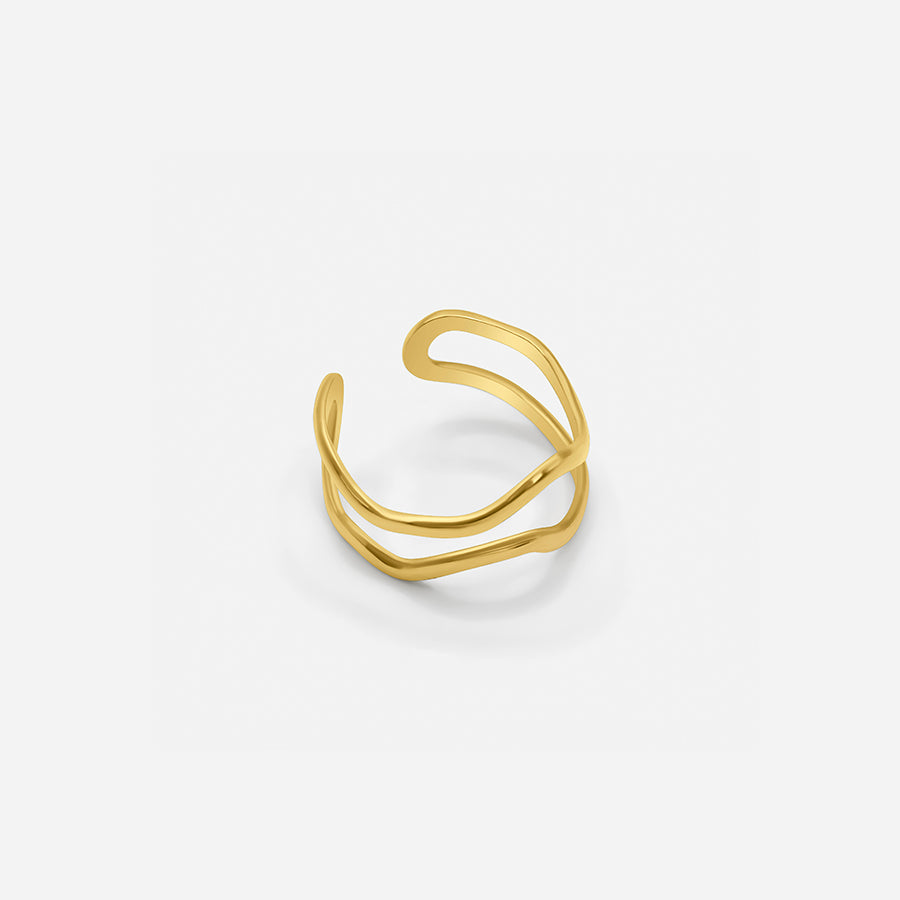 Adjustable Double Ring – Modern Design Suitable for Any Occasion