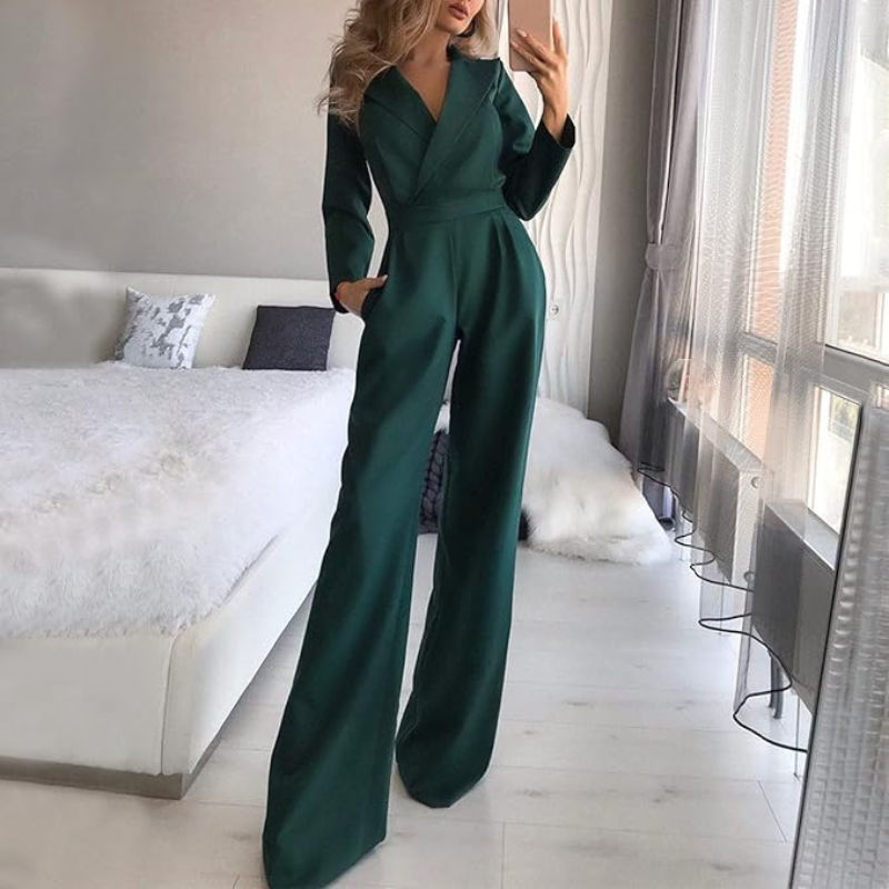 Formal Wrap Jumpsuit for Women | Work