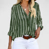 Women's Striped Blouse – Relaxed Fit and Versatile Design