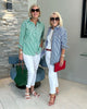 Ula™ Striped Shirt with Button Placket
