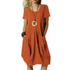 Carly™ Summer Solid Color Loose Fit Dress