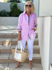 Ula™ Striped Shirt with Button Placket