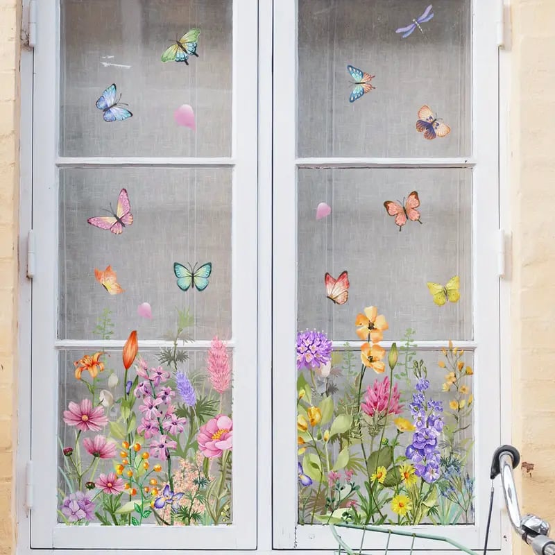 1+1 Free | FloraDeco™ Reusable Window Stickers