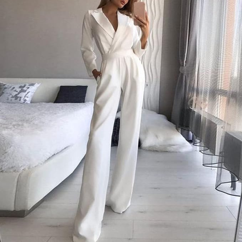 Formal Wrap Jumpsuit for Women | Work