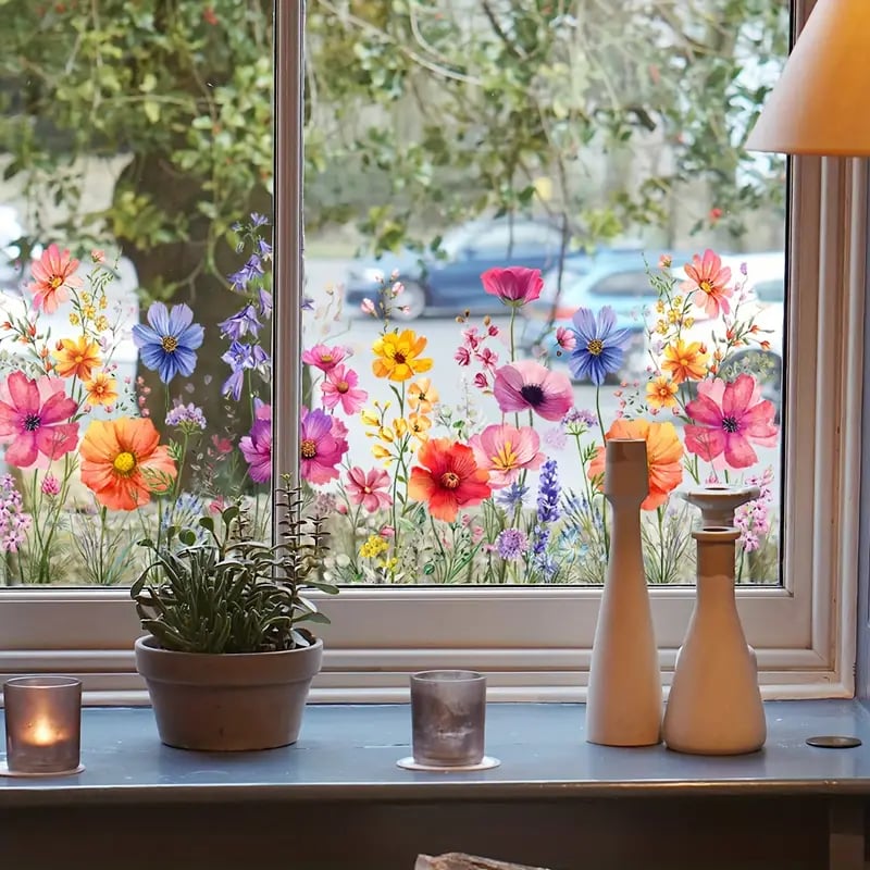 1+1 Free | FloraDeco™ Reusable Window Stickers