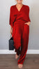 Sophia™ Casual Satin Jumpsuit