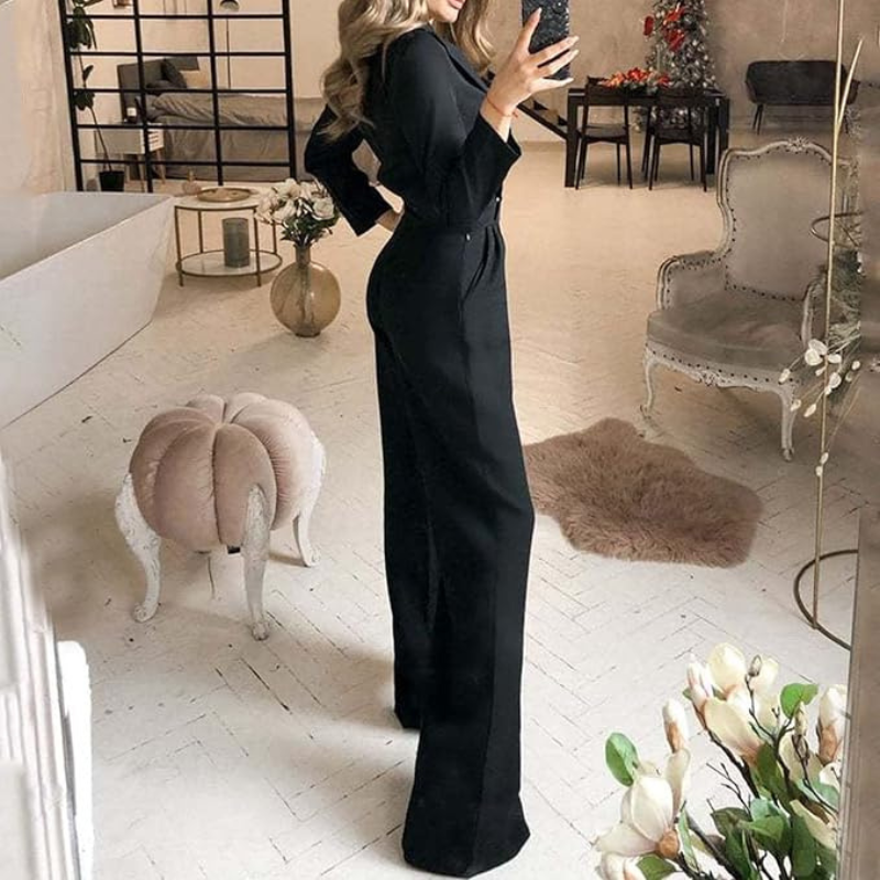 Formal Wrap Jumpsuit for Women | Work