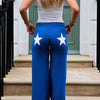 Sophie – Wide-leg jogging pants with star print for women