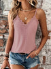 Alida – Camisole Top with Eyelets and Lace for Women