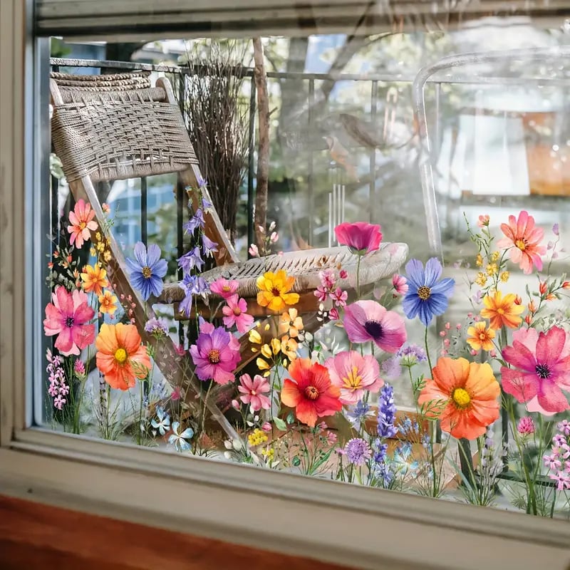 1+1 Free | FloraDeco™ Reusable Window Stickers