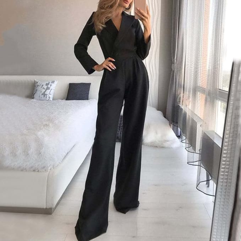 Formal Wrap Jumpsuit for Women | Work