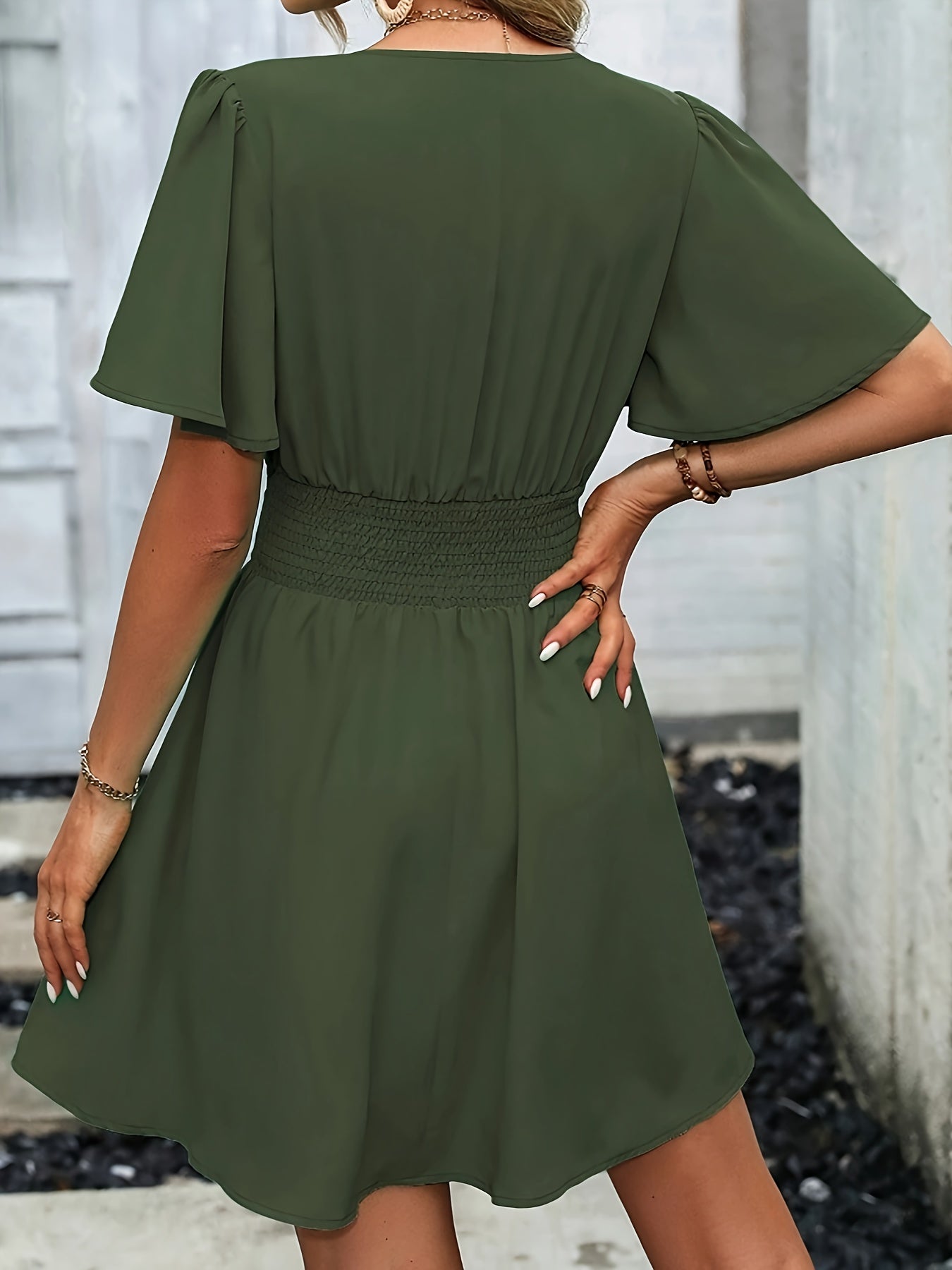 Winslet - Dress with Ruched Waist