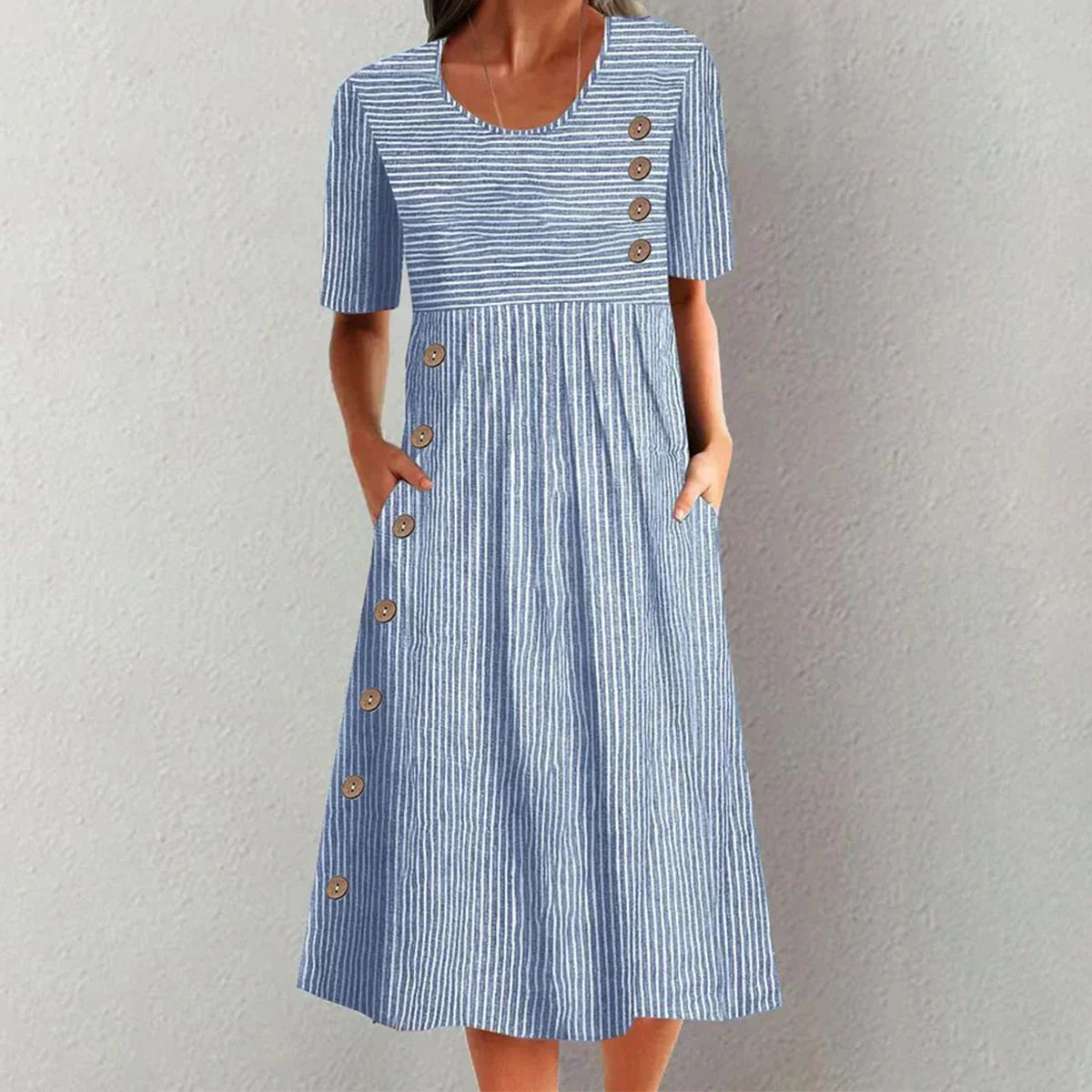 Pia™ Casual Summer Midi Dress for Women