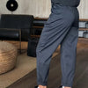 Women's Striped Business Suit Trousers - Elegant & Modern