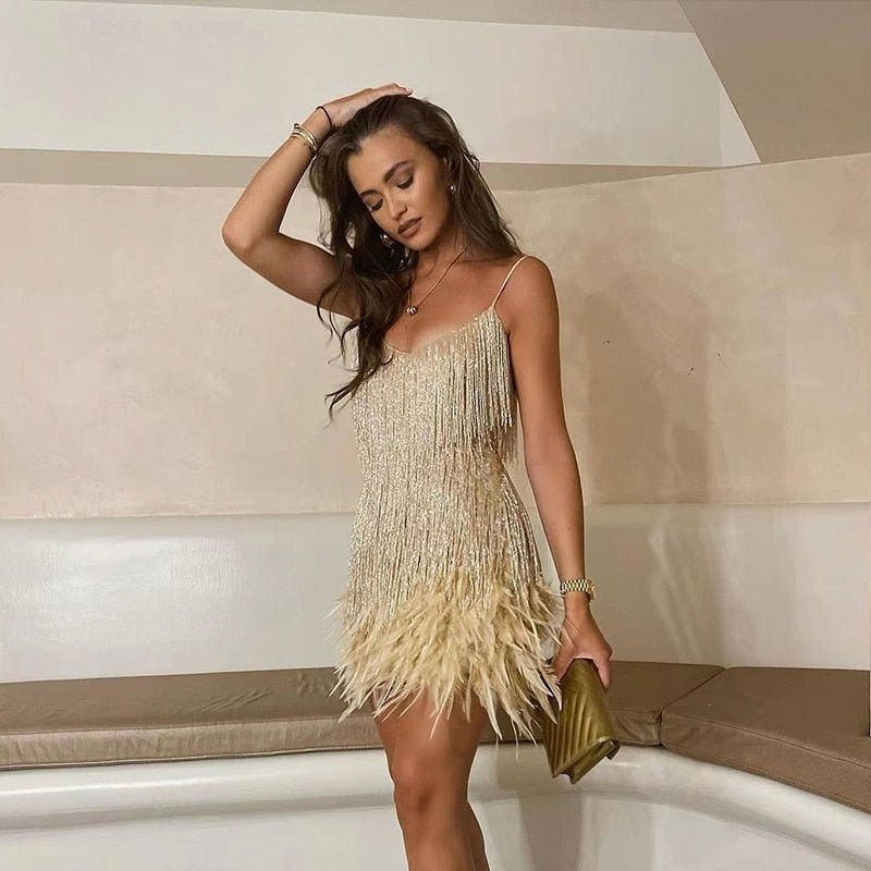 Alana | Modern Elegance with Playful Details Women's Mini Dress