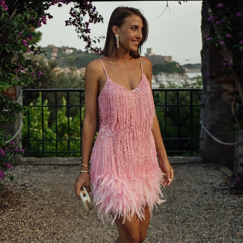 Alana | Modern Elegance with Playful Details Women's Mini Dress