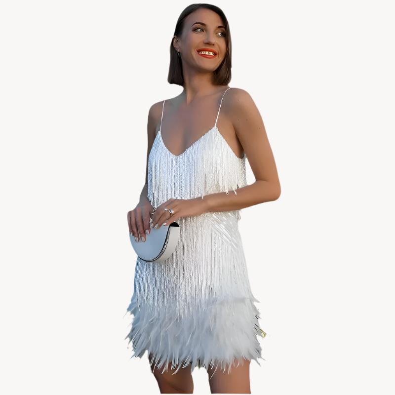 Alana | Modern Elegance with Playful Details Women's Mini Dress