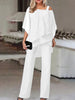 Wilma | Elegant Off-Shoulder Two-Piece Set for Women
