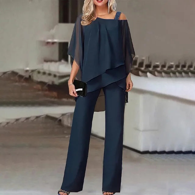 Wilma | Elegant Off-Shoulder Two-Piece Set for Women