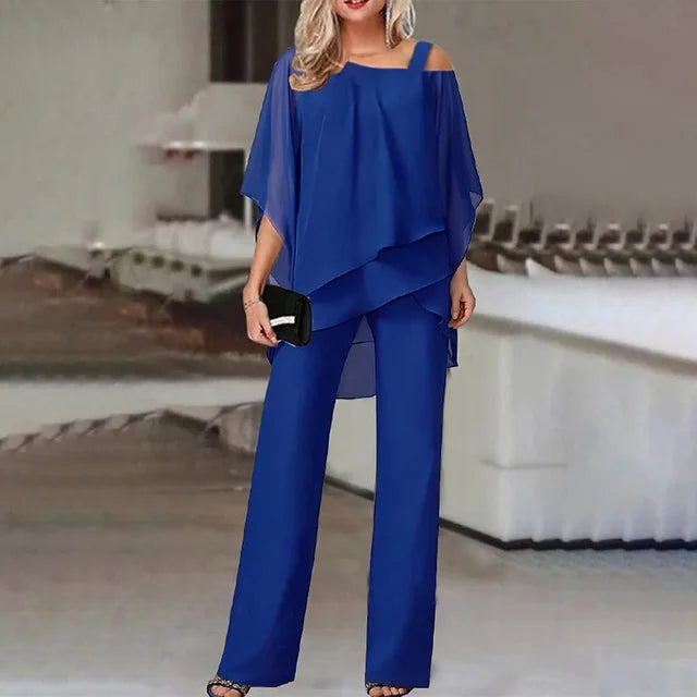 Wilma | Elegant Off-Shoulder Two-Piece Set for Women