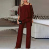 Wilma | Elegant Off-Shoulder Two-Piece Set for Women