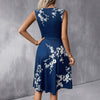 Women's Summer Dress with Wrap Neckline | Sleeveless