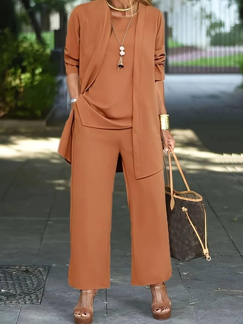Beverly – Three-piece Set with Cardigan for Women