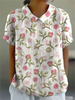 Women's Vintage Floral Pattern Blouse | Casual