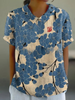 Women's Vintage Floral Pattern Blouse | Casual