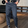 Women's Striped Business Suit Trousers - Elegant & Modern