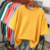 Amélie - Oversized Cotton Basic T-Shirt for Women