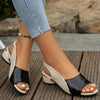 Stylish Open-Toe Sandals for Women | Low Block Heel