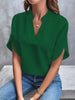 Isalie™ Elegant V-Neck Blouse