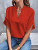 Isalie™ Elegant V-Neck Blouse