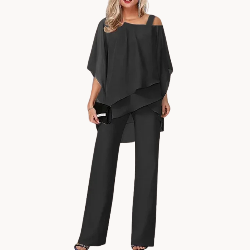 Wilma | Elegant Off-Shoulder Two-Piece Set for Women