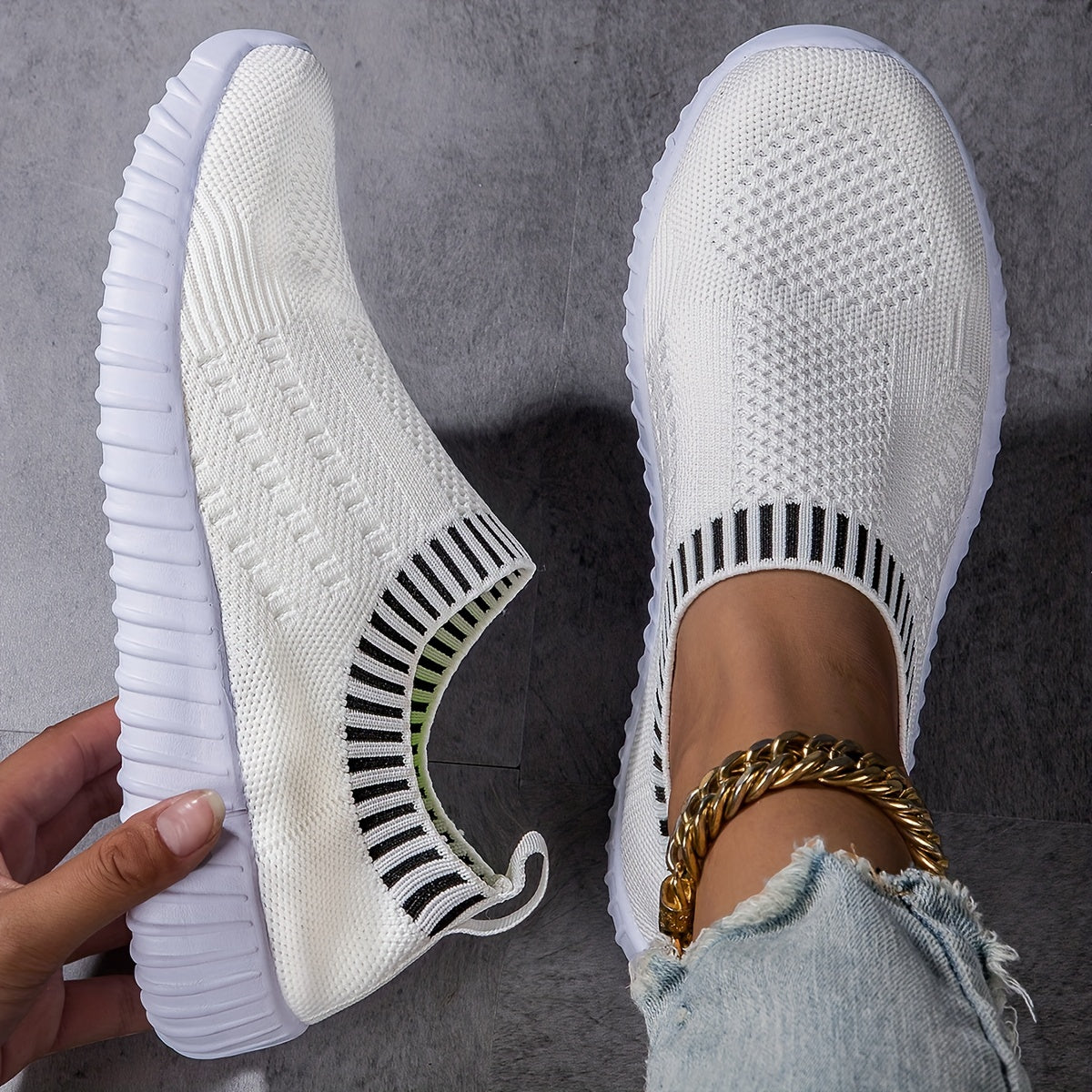 VitaFlex™ – Comfortable Slip-On Women's Sneakers with Breathable Design