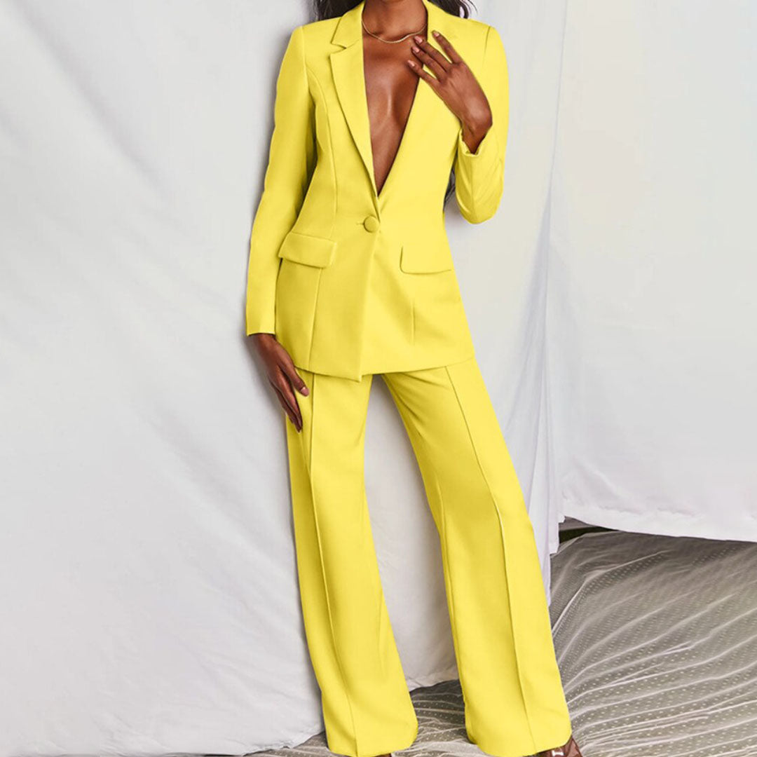 Blakely™ Elegant Blazer and Pants Set