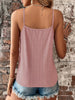 Alida – Camisole Top with Eyelets and Lace for Women