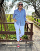 Ula™ Striped Shirt with Button Placket